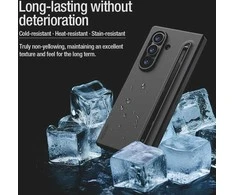 Nillkin Flex Pure Fold Pen Slot dėklas skirtas Samsung Galaxy Z Fold 7 juodos spalvos