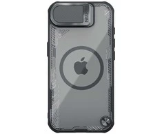 Nillkin Iceblade Prop Magnetic dėklas skirtas Apple iPhone 16e juodos spalvos