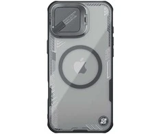 Nillkin Iceblade Prop Magnetic Apple Apple iPhone 16 dėklas telefonui juodos spalvos