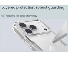 Nillkin Nature TPU PRO dėklas skirtas Apple iPhone 17 Pro skaidrus