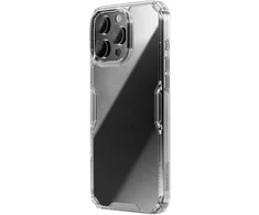 Nillkin Nature Pro Apple iPhone 16 Pro – dėklas telefonui skaidrus ir baltos spalvos