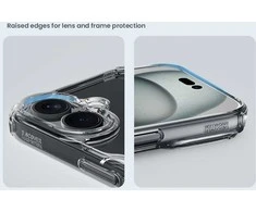 Nillkin Nature Pro iPhone 16 – dėklas telefonui skaidrus and dėklas telefonui baltos spalvos