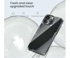 Nillkin Nature Pro Apple iPhone 16 Pro – dėklas telefonui skaidrus ir baltos spalvos