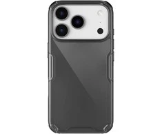 Nillkin Nature TPU PRO dėklas skirtas Apple iPhone 17 Pro skaidrus juodos spalvos