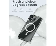 Nillkin Nature TPU PRO Magnetic Apple iPhone 16 Pro Max dėklas telefonui skaidrus