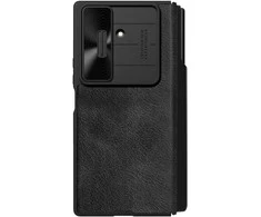 Nillkin Qin Book PRO Pen Slot dėklas skirtas Samsung Galaxy Z Fold 7 juodos spalvos