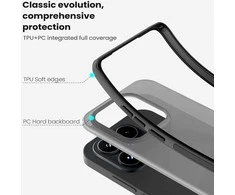 Nillkin Super Frosted PRO Back dėklas skirtas Xiaomi 17 skaidrus juodos spalvos