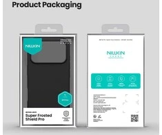 Nillkin Super Frosted PRO Back dėklas skirtas Apple iPhone 17 Pro juodos spalvos