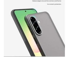 Nillkin Super Frosted PRO Back dėklas skirtas Samsung Galaxy A57 skaidrus juodos spalvos