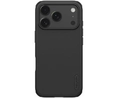 Nillkin Super Frosted PRO Back dėklas skirtas Apple iPhone 17 Pro juodos spalvos