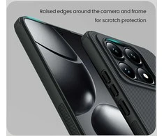 Nillkin Super Frosted PRO Back Xiaomi 14T Pro dėklas jūsų telefonui juodos spalvos