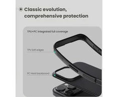 Nillkin Super Frosted PRO Magnetic Back Apple iPhone 16 Pro dėklas telefonui juodos spalvos