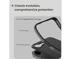 Nillkin Super Frosted PRO Magnetic Back dėklas skirtas Apple iPhone 16e juodos spalvos