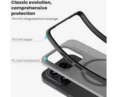 Nillkin Super Frosted PRO Magnetic Back dėklas skirtas Xiaomi 17 skaidrus juodos spalvos