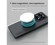 Nillkin Super Frosted PRO Magnetic Back Xiaomi 14T Pro dėklas jūsų telefonui juodos spalvos