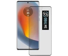 OBAL:ME 5D apsauginis stiklas Motorola Edge 50 Fusion Juodas