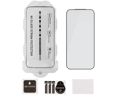OBAL:ME 5D stiklinis ekrano apsauginis stiklas su aplikatoriumi Apple iPhone 18 Pro Max/17 Pro Max, juodas