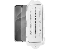 OBAL:ME 5D stiklinis ekrano apsauginis stiklas su aplikatoriumi Apple iPhone 18 Pro Max/17 Pro Max, juodas