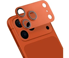 Dėklas OBAL:ME Camera Island Lens Protector skirtas iPhone 17 Pro Max Cosmic oranžinės spalvos