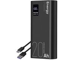 OBAL:ME EnergyPulse Powerbank 20000mAh 22.5W juodos spalvos