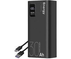 OBAL:ME EnergyPulse Powerbank 30000mAh 22.5W juodos spalvos