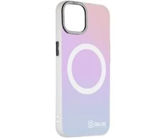 OBAL:ME HoloMag Apple iPhone 14 dėklas telefonui baltos spalvos