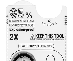 OBAL:ME objektyvo apsauga, skirta iPhone 18 Pro/18 Pro Max, sidabrinė