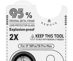 OBAL:ME objektyvo apsauga, skirta iPhone 18 Pro/18 Pro Max, juoda