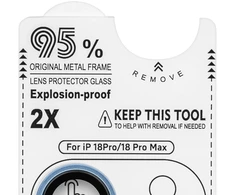 OBAL:ME objektyvo apsauga, skirta iPhone 18 Pro/18 Pro Max, šviesiai mėlyna