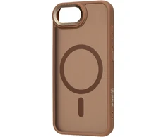 Dėklas OBAL:ME MagNetix Lumen dangtelis, skirtas Apple iPhone 16e/17e, pilkai rudos spalvos