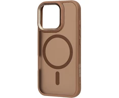 Dėklas OBAL:ME MagNetix Lumen dangtelis, skirtas Apple iPhone 16 Pro, rusvos spalvos