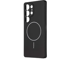 OBAL:ME MagNetix Matte TPU dėklas skirtas Samsung Galaxy S25 Ultra juodos spalvos
