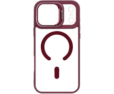 Dėklas OBAL:ME MagNetix Versa Cover, skirtas Apple iPhone 17 Pro Max/18 Pro Max, vyno raudona