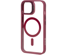 OBAL:ME MagNetix Versa dėklas, skirtas iPhone 15, vyno raudonos spalvos