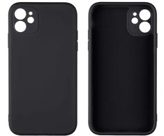OBAL:ME Matinis TPU dėklas Apple iPhone 11 Juodas