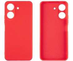 OBAL:ME Matte TPU dėklas telefonui Xiaomi raudonos spalvosmi 13C 4G/Poco C65 raudonos spalvos