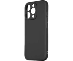 OBAL:ME Matte TPU dėklas telefonui Apple iPhone 16 Pro juodos spalvos