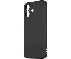 OBAL:ME Matte TPU dėklas telefonui Apple iPhone 16 juodos spalvos