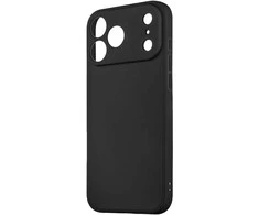 OBAL:ME Matte TPU dėklas skirtas Apple iPhone 17 Pro Max juodos spalvos