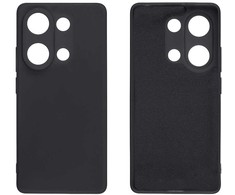 OBAL:ME Matte TPU dėklas telefonui Xiaomi raudonos spalvosmi Note 13 Pro 4G juodos spalvos