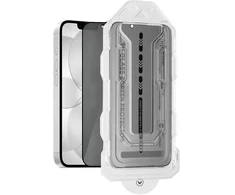 OBAL:ME Privacy 5D stiklo ekrano apsauga su aplikatoriumi Apple iPhone 13/13 Pro/14/16e/17e juoda...