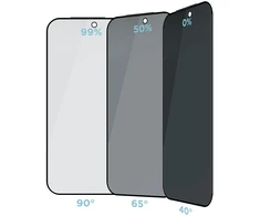 OBAL:ME Privacy 5D stiklinė ekrano apsauga su aplikatoriumi, skirta iPhone 18 Pro, juoda