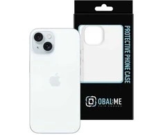 OBAL:ME TPU dėklas telefonui Apple iPhone 15 skaidrus