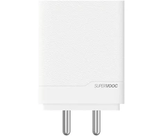 Oppo SuperVOOC USB-C 100W Travel Charger + USB-C Data Cable Baltas