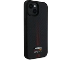 Red Bull Raudona Bull Raudona Bull Carbon Powerbar MagSafe dėklas jūsų Apple iPhone 15 juodos spalvos