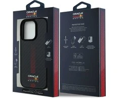 Red Bull Raudona Bull Raudona Bull Carbon Powerbar MagSafe dėklas jūsų Apple iPhone 16 Pro Max juodos spalvos