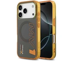 Red Bull Raudona Bull Raudona Bull PC Double Layer Vertical MV1 MagSafe dėklas skirtas iPhone 17 Pro pilkos spalvos