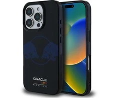 Red Bull Raudona Bull Raudona Bull PC/TPU Two Bulls Magsafe dėklas jūsų Apple iPhone 16 Pro Max mėlynos spalvos