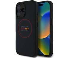 Red Bull Raudona Bull Raudona Bull PU Leather Raudona Ring MagSafe dėklas jūsų Apple iPhone 16 mėlynos spalvos