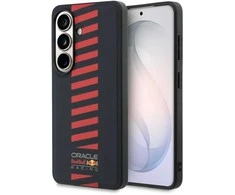 Red Bull Raudona Bull Raudona Bull PU Leather Meshed Powerbar Magnetic dėklas skirtas Samsung Galaxy S26+ mėlynos spalvos